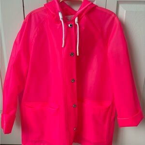 UGG Vibrant Pink Hooded Raincoat